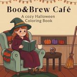 Boo&Brew Café Boo&Brew Café: A Cozy Halloween Coloring Book for Adults and Teens: Cute Ghosts, Spooky Coffee Shops, and Relaxing Autumn Vibe Illustrations