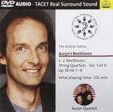 Tacet Beethoven: String Quartets Vol. 1 of 4, op. 18 Nos 1-6 (DVD-Audio)