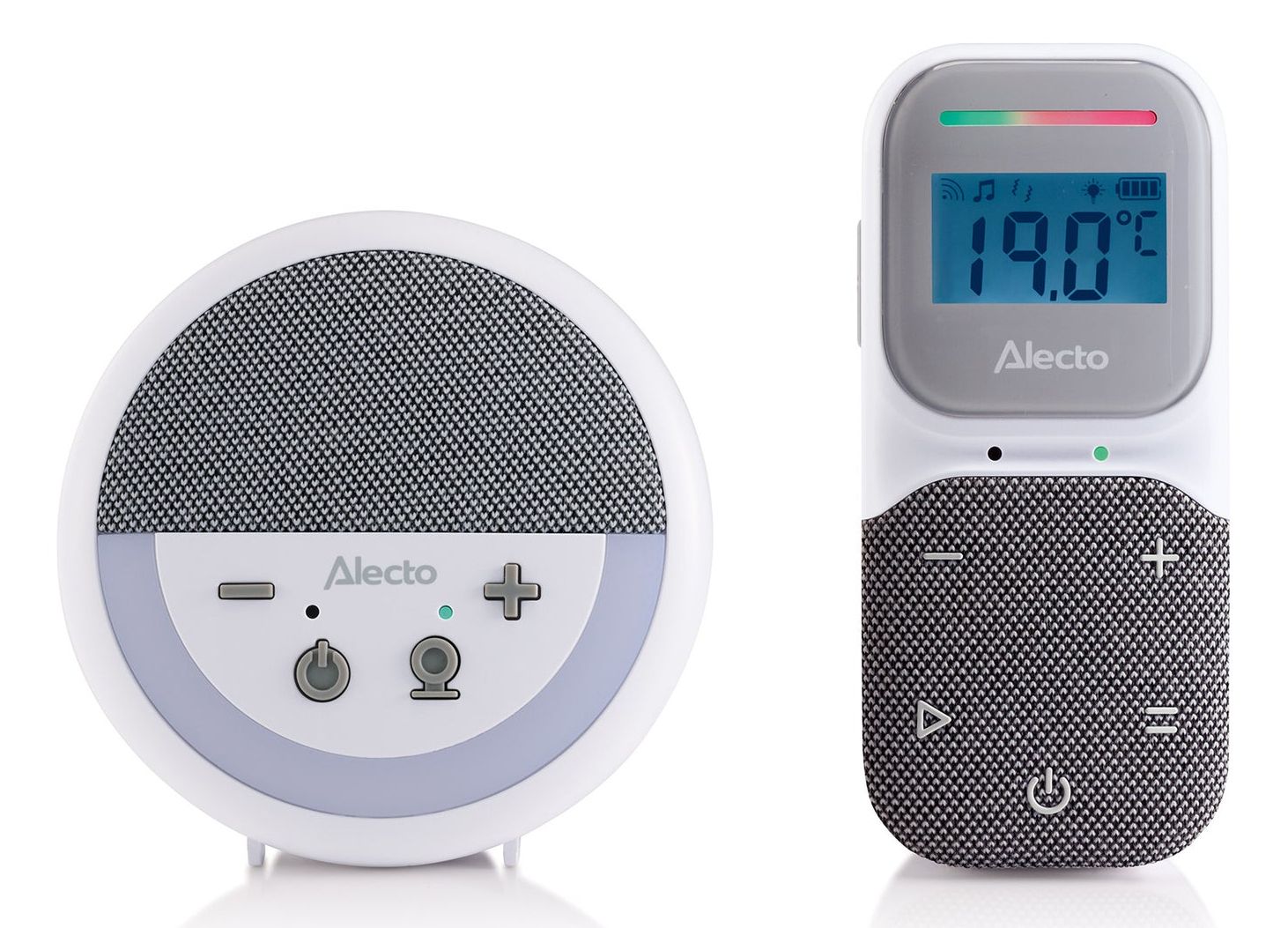 Alecto DBX150 DECT Babyphone - Grey, White