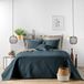 douceur d'intérieur Gewatteerde sprei (220 x 240 cm) romantisch blauw, effen microvezel