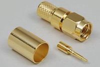 BKL Electronic 0409058 SMA-connector Stekker, recht 50 Ω