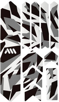 All Mountain Style Extra Framebescherming Set 10-delig, zwart/wit