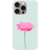 Apple Siliconen hoesje compatibel met iPhone 15 Pro Rose Flower