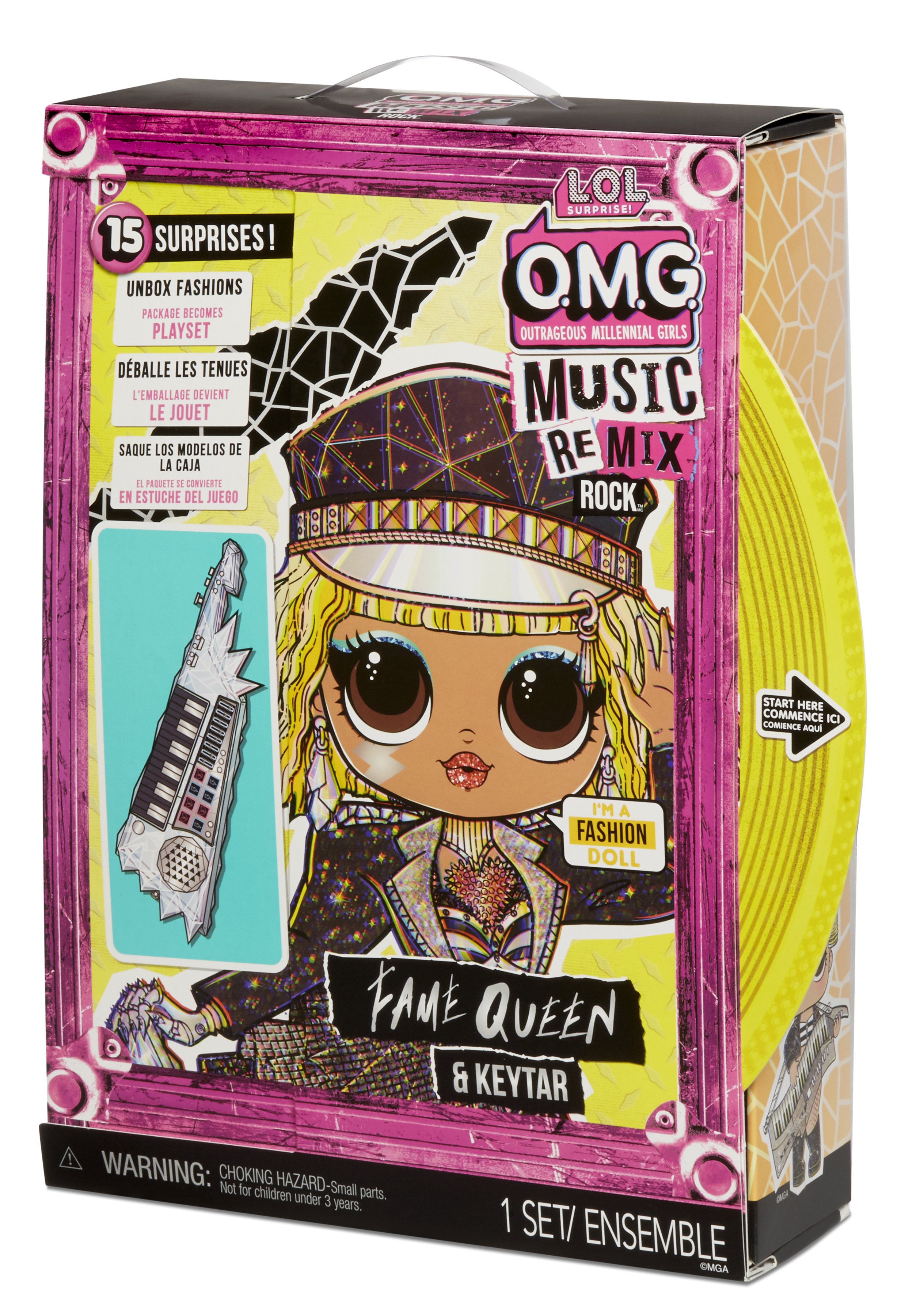 L.O.L. Surprise! O.M.G. OMG Remix Rock- Fame Queen and Keytar