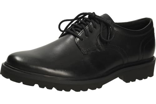 Clarks Berwick Lace Mens Black Leather, 10