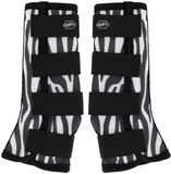 QHP - Beenbeschermers Anti-Vlieg - Zebra - Maat Cob