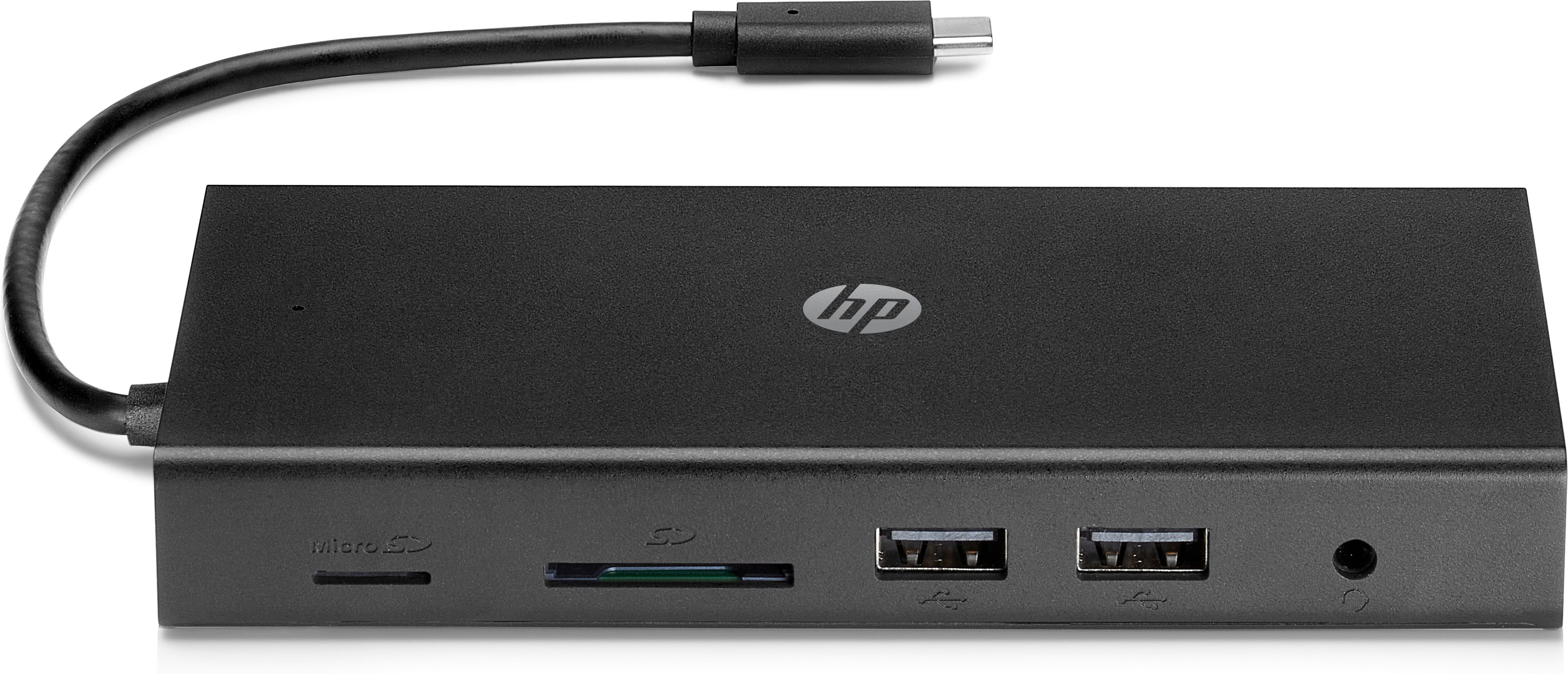 HP USB-C Multiport Travel Hub - Black
