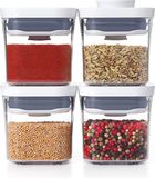 OXO POP Boîte de conservation 2.0 Mini carré - Lot de 4 pièces