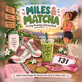 Miles & Matcha: A Cozy Running Coloring Book