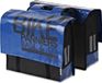 Basil Transport Kids Dubbele Fietstas - 22L - Blauw/Zwart