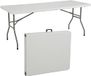 Gardenia PIC Nic, evenementen voor de tuin, perfect voor camping, buffet, keuken, salontafels met handvat, ruimtebesparende klaptafel (180 x 70 x 74), wit, 180 x 70 x 74 cm