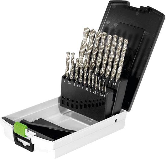 Festool 498981 19 delige Novadrive HSS-spiraalborenset