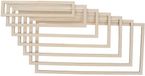 Wan GmbH Guide de coupe - Outil en céramique - Façonnage de l'argile - Formes géométriques - 35 x 17 cm - Kaki