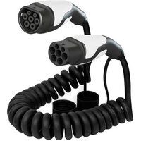 Sinox Oplaadkabel voor elektrische auto EV Spiral Type 2 16A 3-fasen 5 m Zwart