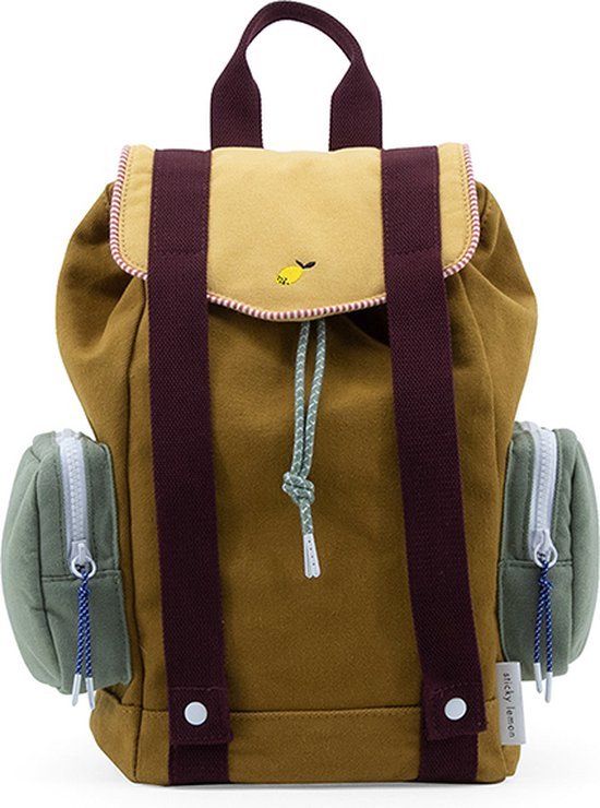 Sticky Lemon Adventure Small Rugtas - Khaki Green - 20 x 13 x 34 cm
