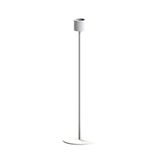 Cooee Design Kaarsenhouder, roestvrij staal, wit, 9 cm