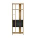 WELL HOME MOBILIARIO & DECORACIÓN Boekenkast, 100% melamine gecoate spaanplaat, eiken antraciet