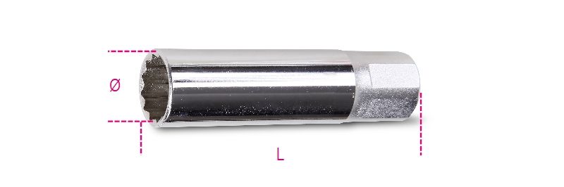 Beta 3/8" bougiedopsleutels 956F 14