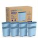AquaFloow Waterfilter voor volautomatische koffiemachine, cartridge compatibel met Philips, Saeco AquaClean CA6903/10 CA6903/22 CA6903, filter voor koffiezetapparaat, vermindert kalkgehalte, 8 stuks