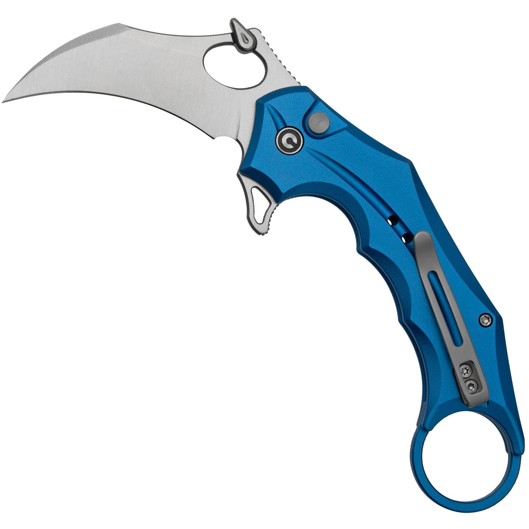 Civivi Incisor II C16016B-2 Blue Aluminium, Satin Hawkbill karambit zakmes