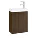 SoBuy BZR196-BR Meuble sous lavabo - Marron café Bois composite