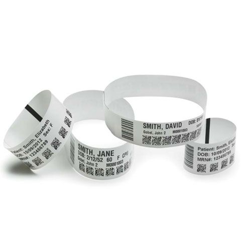 Zebra Z-Band Ultrasoft - Printeretiketten - Wit