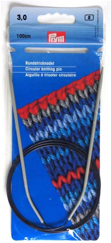 Prym Rondbreinaalden 3mm Grijs