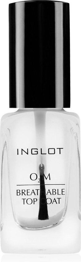 INGLOT O2M Zuurstofdoorlatende Nagellak Top Coat | Vegan & Halal nagellak - 11ml