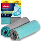 Vileda Pro Clean - Microvezeldoek - 2 Stuks - Lichtgrijs;Pastel Turquoise
