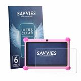 Savvies - Screenprotector voor Ascrecem KIDS710 7" - Folie Beschermfolie transparant 6 Stuks