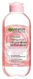 Garnier All-in-1 Micellair reinigingswater met rozenwater voor een speciale glow, make-up remover en gezichtsreiniging voor de gevoelige huid, Skin Active, 1 x 400 ml