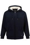 JP 1880 Heren Hoodie-jack Outdoor Trainingsjasje Capuchon Rits Donkermarine Maat 3XL