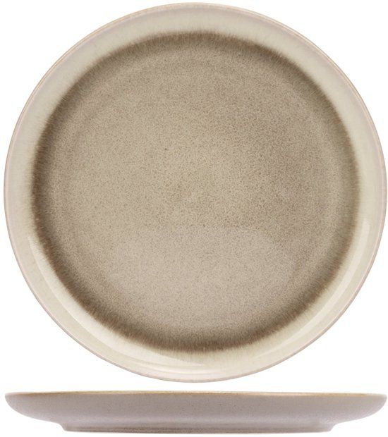 Cosy & Trendy Ontbijtbord Forest Sand - Set van 4 - ø 21 cm - Aardewerk