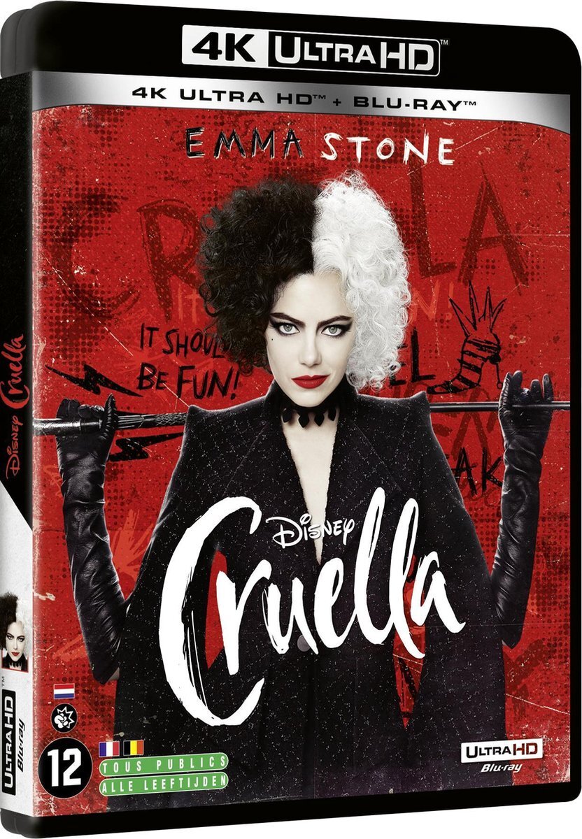 Disney Movies Cruella (4K Ultra-HD Blu-ray)