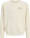 JACK & JONES Sweatshirt Garçon Brandes Backp Relaxed Loose Fit Coton/Polyester Beige 152