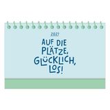Mini-Kalender GRAFIK WERKSTATT Mini-Kalender Colour Up 2027 Auf die Plätze, glücklich, los!