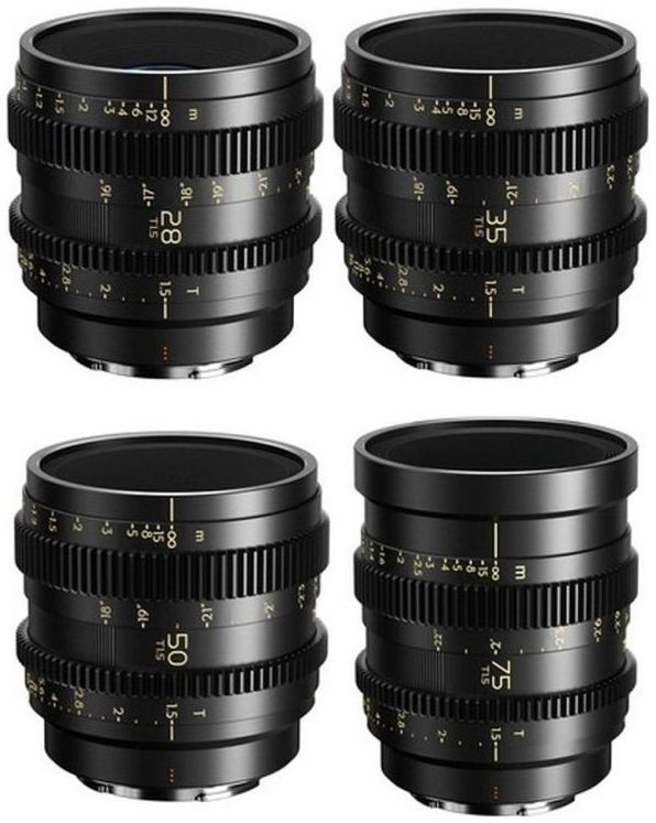 Thypoch Simera-C 28/35/50/75mm T1.5 - Sony E-mount - 4 Lens Kit - 6976737980554