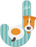 Sevi Dierenletter J 8 Cm Turquoise
