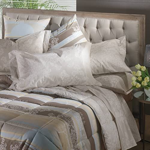 Caleffi Aurora beddengoed - katoen - taupe - tweepersoonsbed - 62415