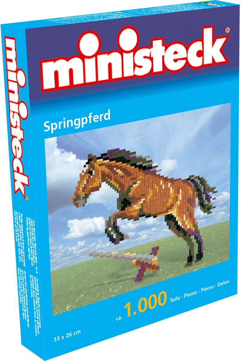 ministeck springpaard 1000 stukjes