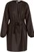 VILA Vienna Ravenna L/S O-Neck Dress - Dames Jurk - Kort - Lange Mouw - Ronde Hals - Polyester - Effen - Coffee Bean - Maat 42