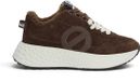 NO NAME Bruine leren Carter Jogger Cocoon sneakers