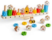 Bigjigs Toys Telbord - Balans - Bloemetjes en bijtje - 44dlg.