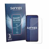 Savvies 3 Stuks Screenprotector - Geschikt voor realme 15x - Beschermfolie Glas Transparant