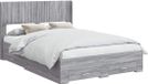 vidaXL Bedframe met opbergruimte en hoofdbord Grijs Sonoma
