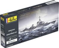 Heller Modelbouwpakket Militaire voertuigen - 85009 Marceau + Zerstörer Z31 - Twinset Plastic - 1:400 - Modelbouw