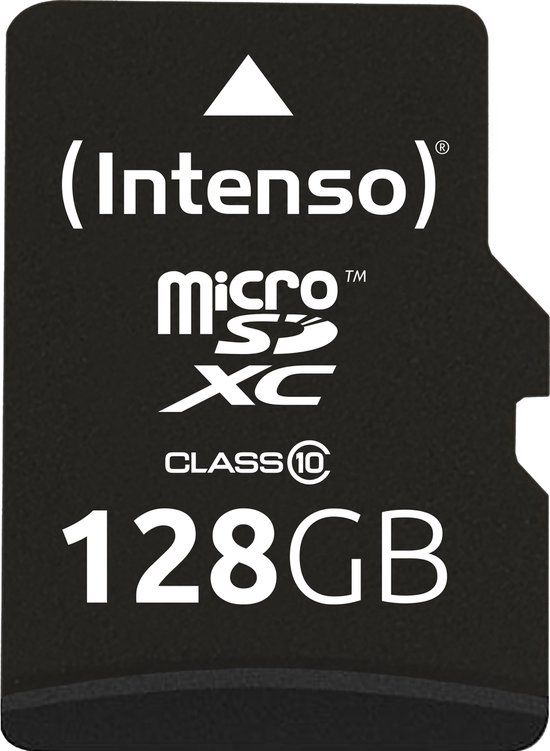 Intenso 128GB microSDXC Memory Card - Class 10 with SD Adapter
