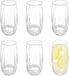 Vivalto Drinkglazen Arcade - 6x - helder transparant - glas - 510 ml - waterglazen