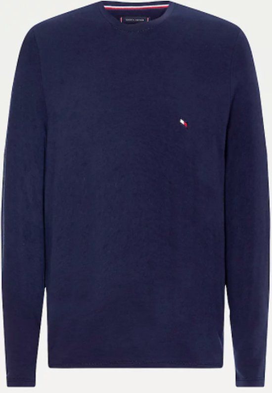 Tommy Hilfiger T-shirt Ronde Hals Desert Sky (MW0MW10804 - DW5) - Herfst/Winter 2021 - Mannen - Maat M - Blauw