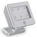 Briloner KOLLIG LED Outdoor Wall Lamp with Motion Detector, Silver